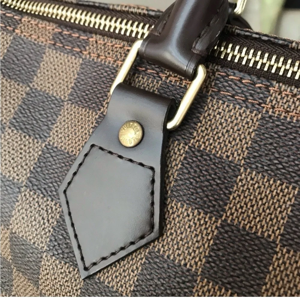 💯Authentic Louis Vuitton Speedy 35 Damier Ebene - Picture 7 of 8